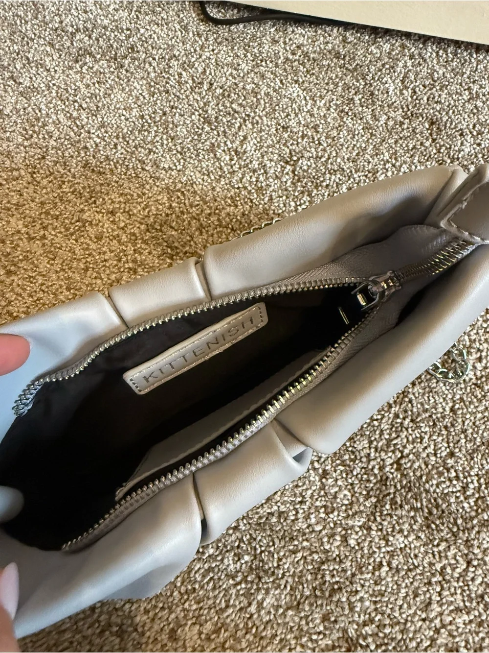 Kittenish Light Blue Purse